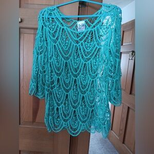 India Boutique Lace Coverup/top